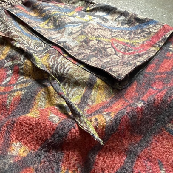 Vivienne Westwood Beautiful Samurai Cut 2019 Crazy Print Cargo Pants - Picture 6 of 13